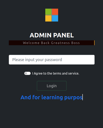 Greatness Admin Panel