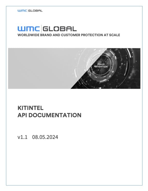 KITIntel API Documentation v1.1