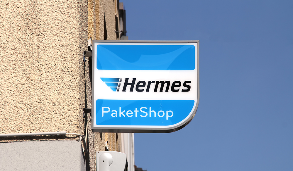 Hermes-shipping-sign